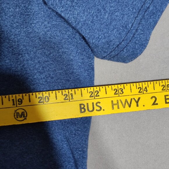 Columbia Polo shirt men's size L blue colour Omni-Wick active wear / golf - Picture 7 of 8